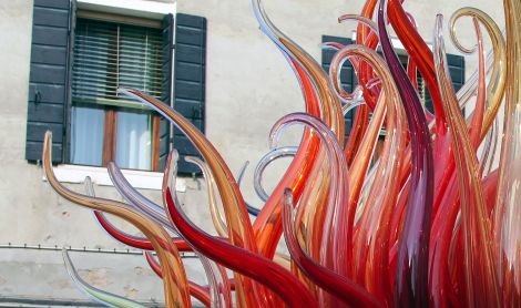 Italija. Murano sala.