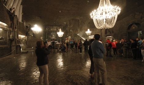 Lenkija. Veličkos druskų kasykla.