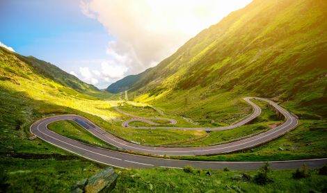 Rumunija. Transfagarašano kelias.