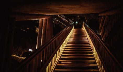 Lenkija. Veličkos druskų kasykla.