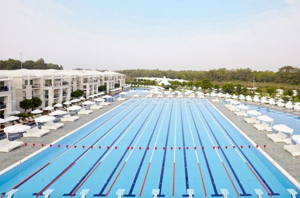 BELEKAS. Aktyvios vasaros atostogos Turkijoje su teniso rakete! TITANIC DELUXE GOLF BELEK 5* viešbutis – tobulas pasirinkimas aktyvaus poilsio mėgėjams! Skrydis, 7 nakvynės VIP klasės 5* viešbutyje su „ultra viskas įskaičiuota“ maitinimu