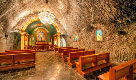 Lenkija. Veličkos druskų kasykla.