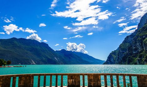 Italija. Gardos ežeras.