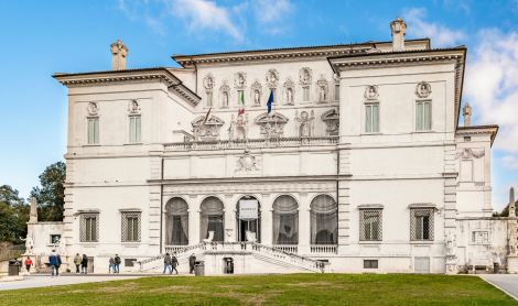 Italija. Villa Borghese muziejus.