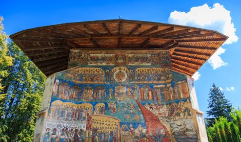 Rumunija. Moldovitos vienuolynas.