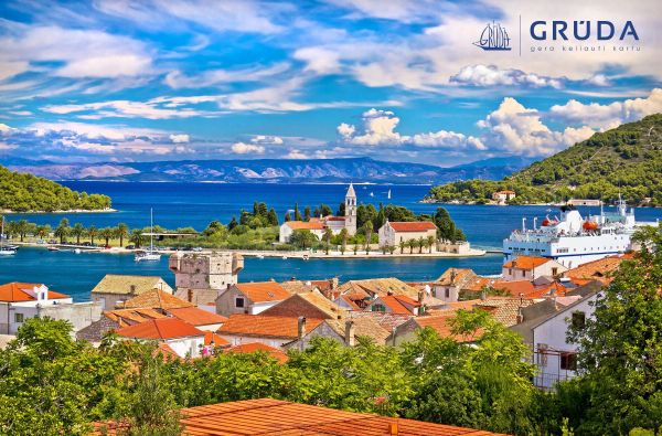 GRŪDA. Šiaurės Kroatija. Poilsis prie Adrijos jūros