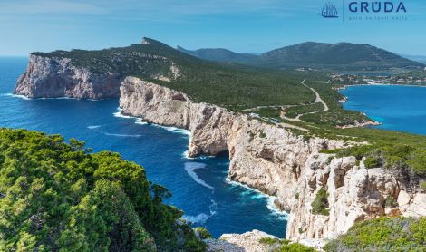 Sardinija. Kapo Kačia iškyšulys.