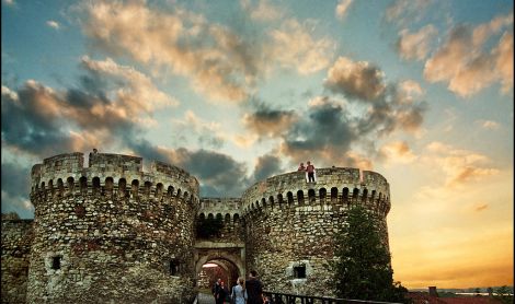 Serbija. Belgradas. Kalemegdano parkas.