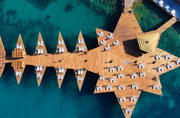 BODRUMAS. Išskirtinės atostogos prie Egėjo jūros. Skrydis, 7n. puikiame viešbutyje DUJA HOTELS BODRUM 5* su ULTRA viskas įskaičiuota maitinimu!