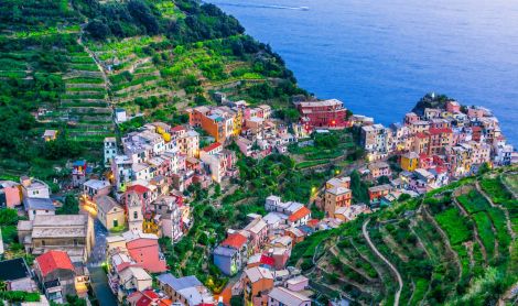 Italija. Manarola.