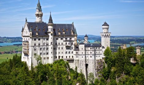 Vokietija. Noišvanštaino pilis.