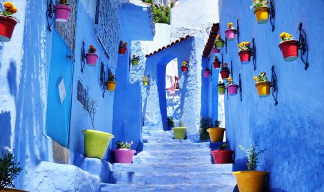 Marokas. Šefšauenas.