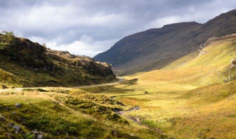 Škotija. Gleno slėnis.