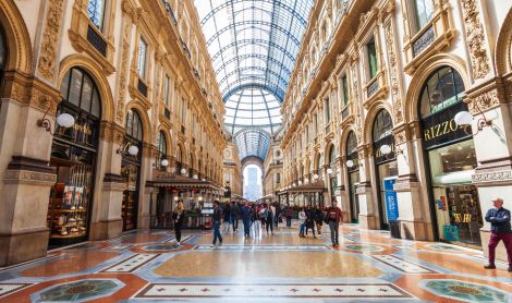 Italija. Viktoro Emanuelio II galerija.