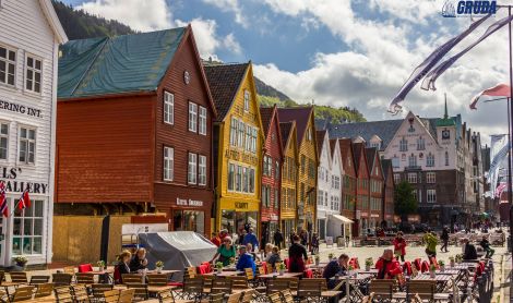 Norvegija. Bergenas.