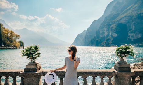 Italija. Gardos ežeras.