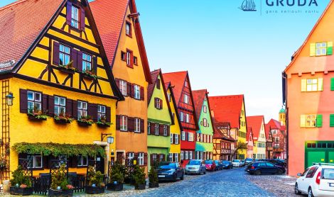 Vokietija. Dinkelsbiulis.