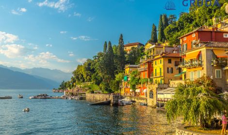 Italija. Komo ežeras.