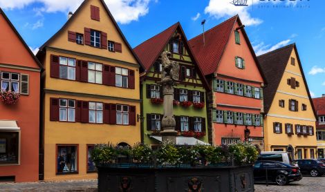 Vokietija. Dinkelsbiulis.