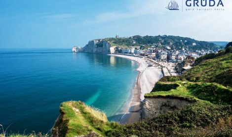 Prancūzija. Eretrato uolos.