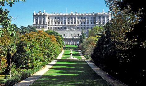 Ispanija. Madridas. Karalių rūmai.