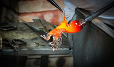 Italija. Murano sala.