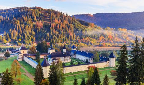 Rumunija. Moldovitos vienuolynas.