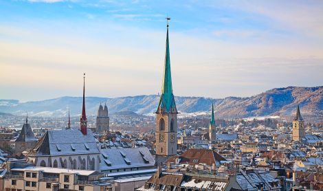 Šveicarija. Ciurichas.