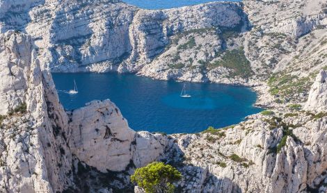 Prancūzija. Nacionalinis Calanques parkas.