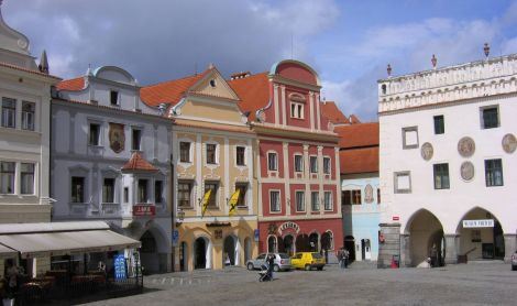 Čekija. Česky Krumlov.