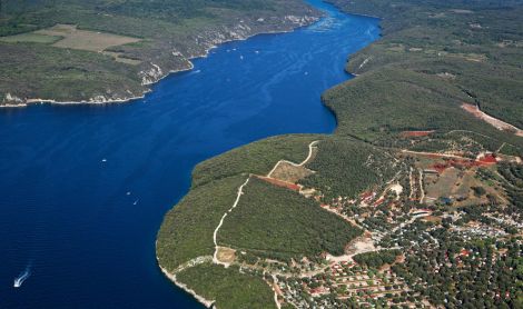 Kroatija. Limos kanalas.