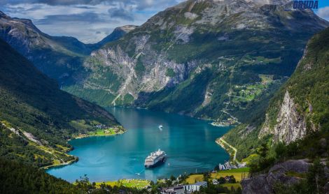Norvegija. Geirangerio fjordas.