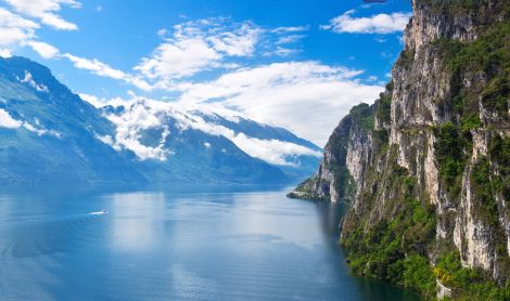 Italija. Gardos ežeras.