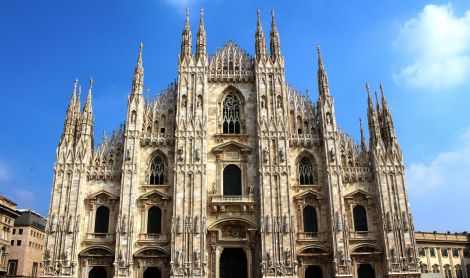 Italija. Milano katedra.