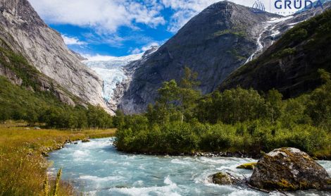 Norvegija. Josterdalio ledynas.