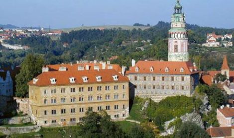 Čekija. Česky Krumlov.