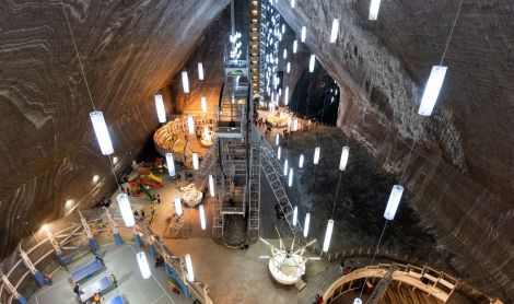 Rumunija. Turdos druskų kasyklos.