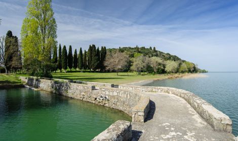 Italija. Trasimeno ežeras.
