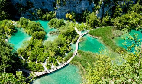 Kroatija. Plitvicos NP.