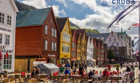 Norvegija. Bergenas.