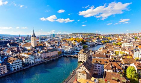 Šveicarija. Ciurichas.