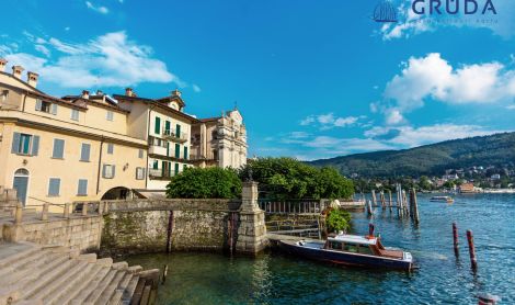 Italija. Madžorės ežeras.