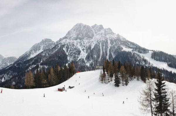 Slidinėjimas Italijos Alpėse: Kronplatz, Sella Ronda