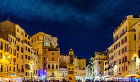 Italija. Campo dei Fiori.