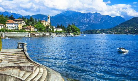 Italija. Komo ežeras.