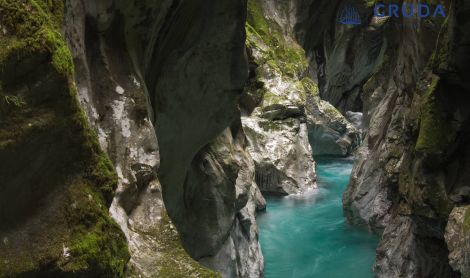 Slovėnija. Tolminkos tarpeklis