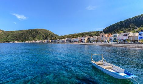 Sicilija. Lipario salos.