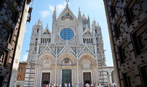 Italija. Sienos katedra.