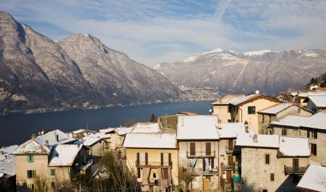 Italija. Komo ežeras.