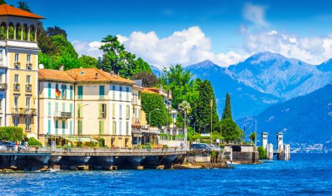 Italija. Komo ežeras.